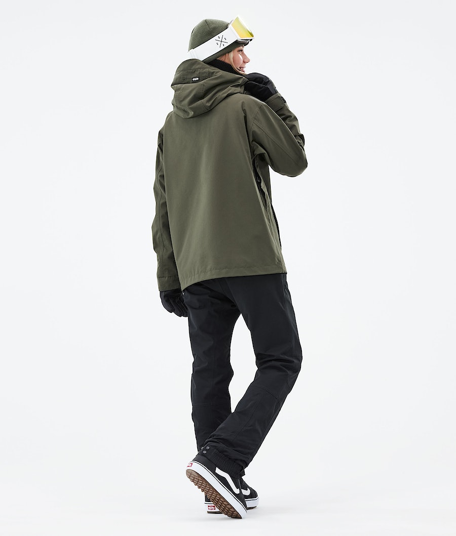Chaqueta Snowboard Dope Blizzard W Full Zip 2021 Mujer Verde Oliva Verde | 395-KRXGEU