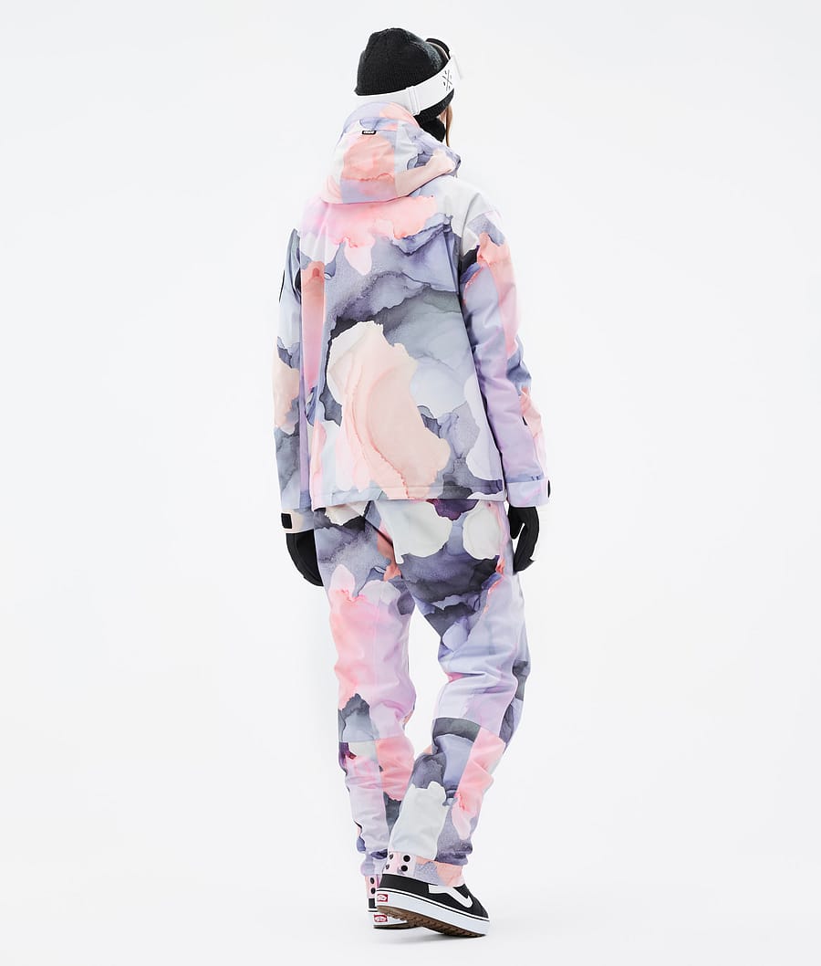 Chaqueta Snowboard Dope Blizzard W Full Zip Mujer Multicolor Rosas | 846-FXQGNZ