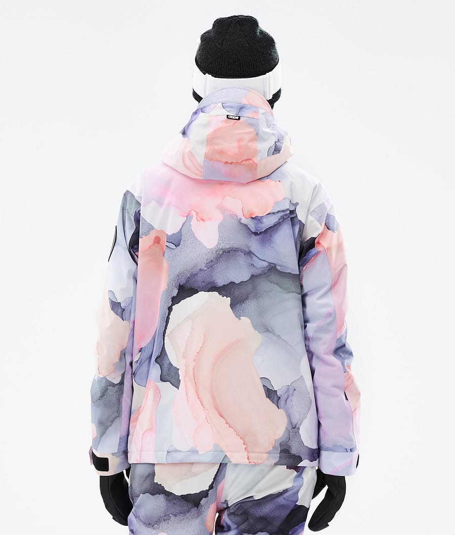 Chaqueta Snowboard Dope Blizzard W Full Zip Mujer Multicolor Rosas | 846-FXQGNZ