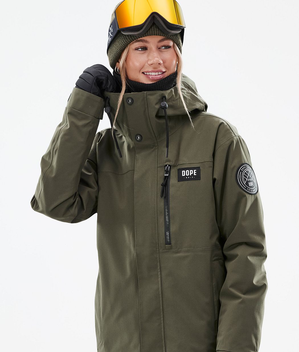 Chaqueta Snowboard Dope Blizzard W Full Zip Mujer Verde Oliva Verde | 903-JIPBMF