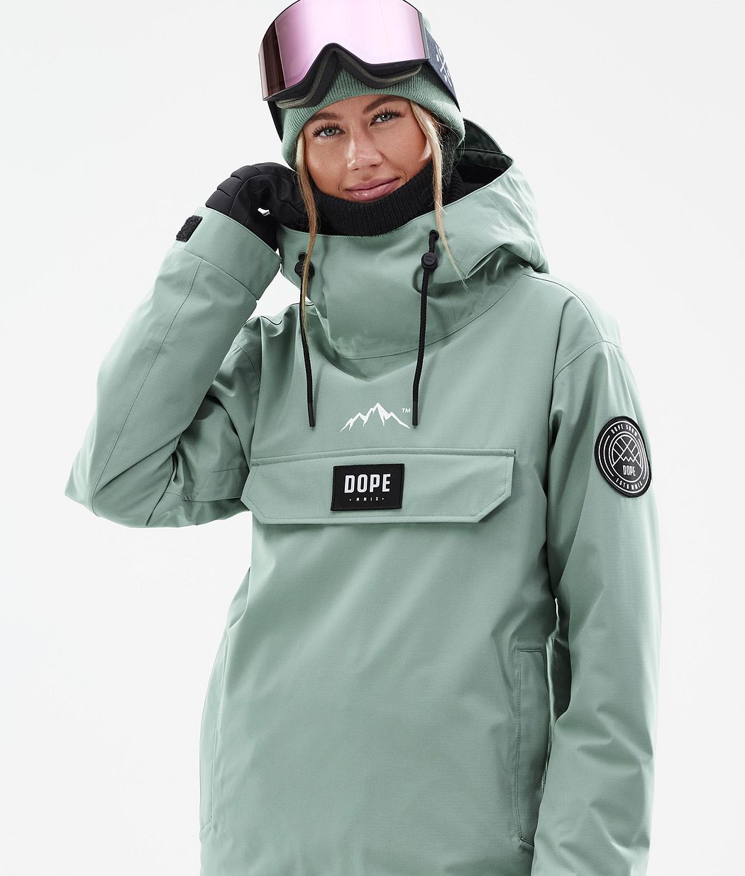 Chaqueta Snowboard Dope Blizzard W Mujer Verde | 107-JMDIQT