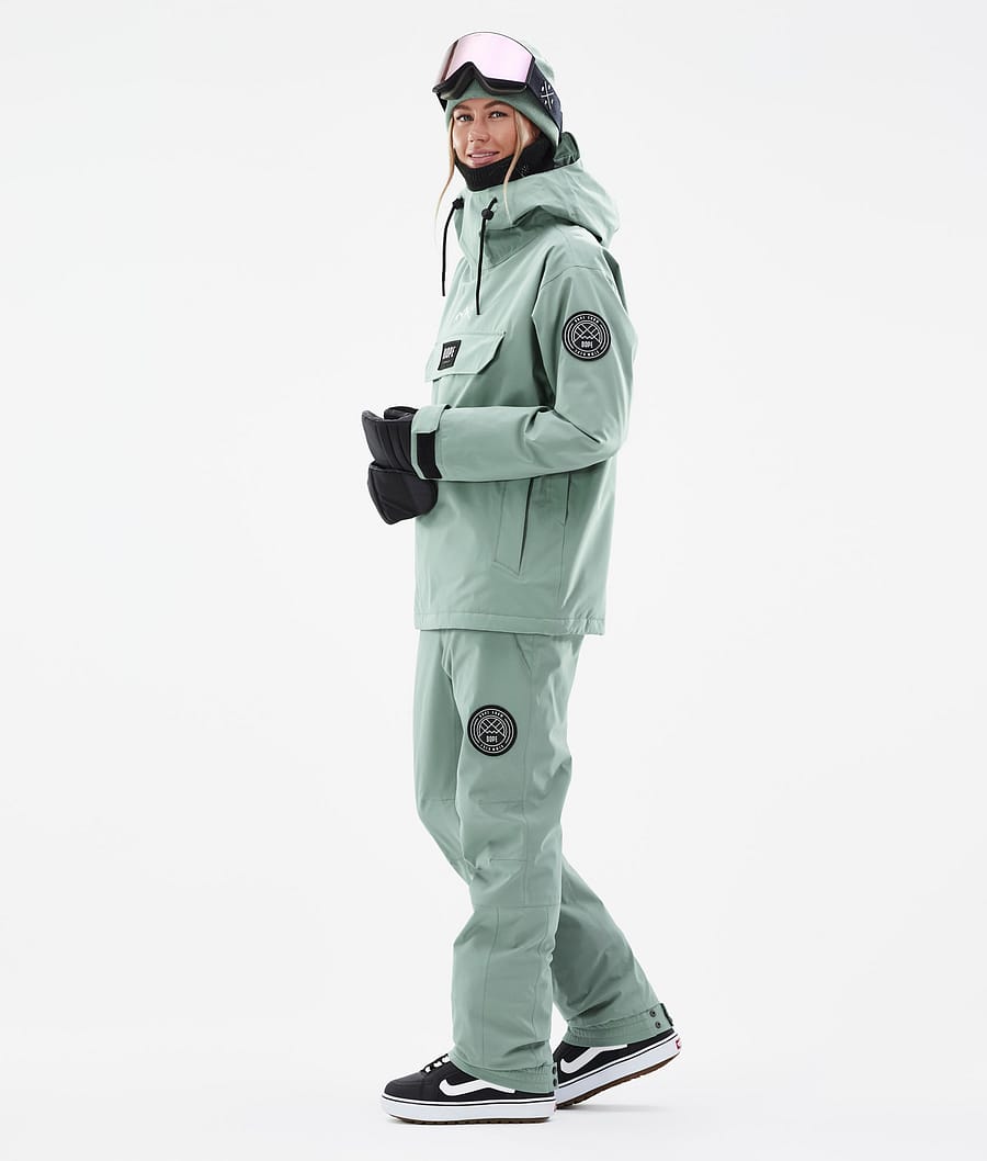 Chaqueta Snowboard Dope Blizzard W Mujer Verde | 107-JMDIQT