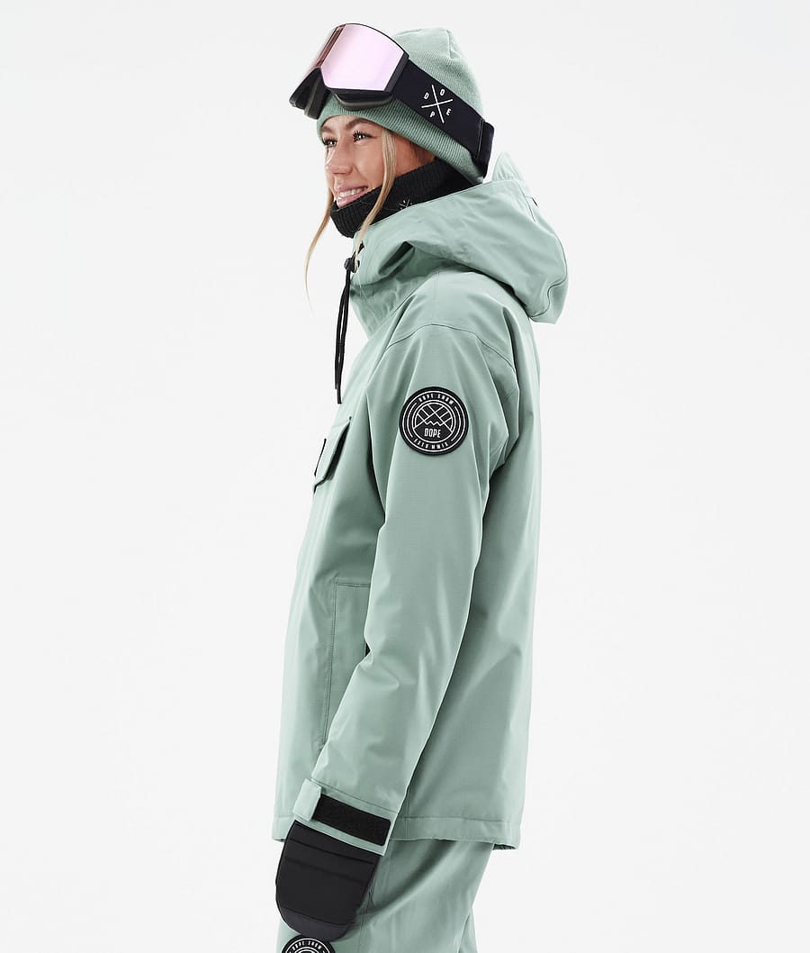 Chaqueta Snowboard Dope Blizzard W Mujer Verde | 107-JMDIQT
