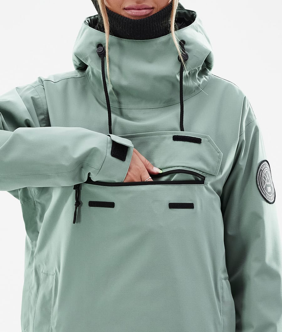 Chaqueta Snowboard Dope Blizzard W Mujer Verde | 107-JMDIQT