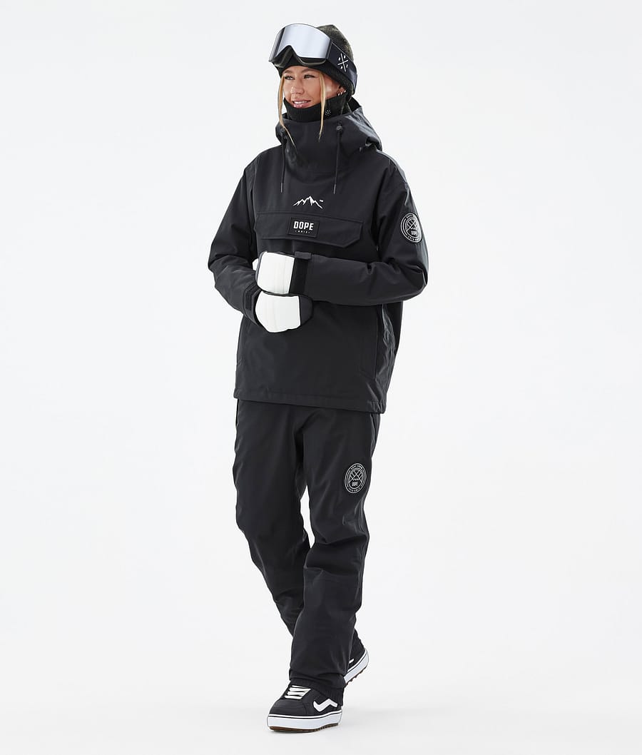 Chaqueta Snowboard Dope Blizzard W Mujer Negras | 276-ZVKIRG