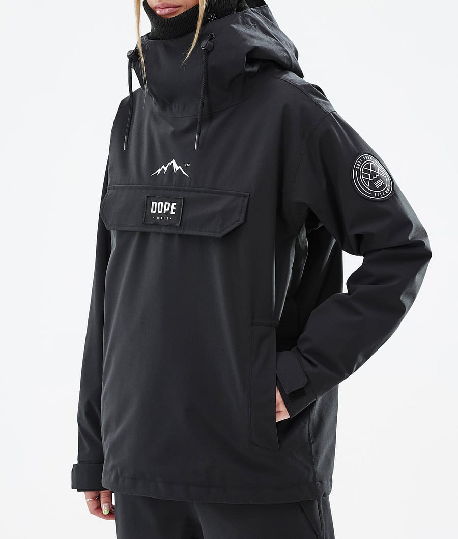 Chaqueta Snowboard Dope Blizzard W Mujer Negras | 276-ZVKIRG