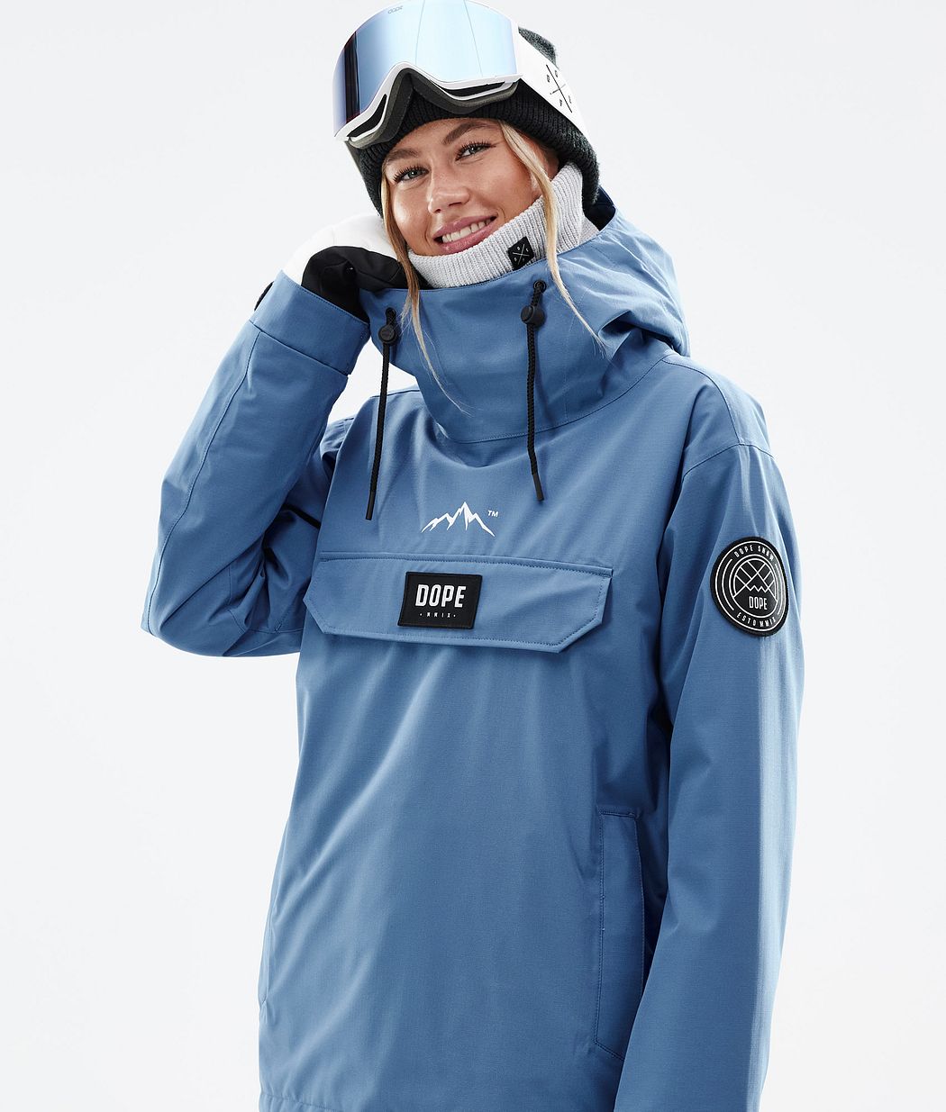 Chaqueta Snowboard Dope Blizzard W Mujer Azules Gris | 321-YMFTSV