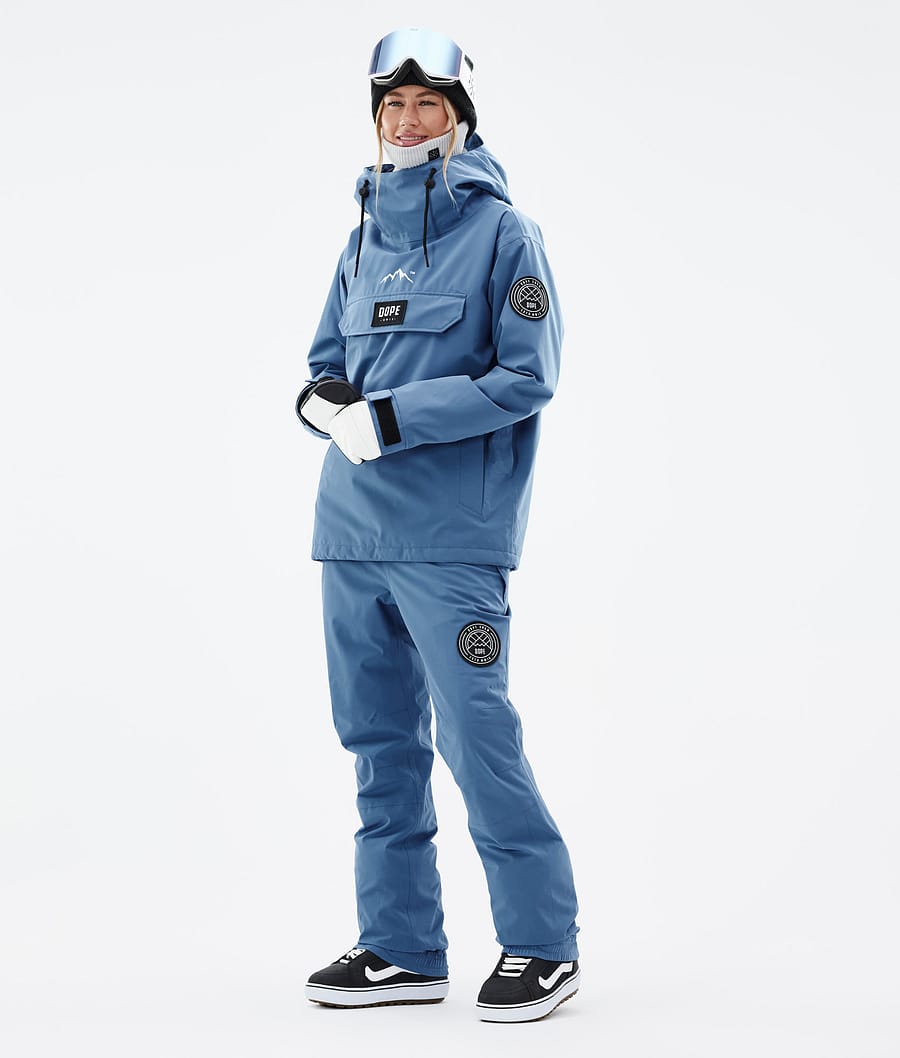 Chaqueta Snowboard Dope Blizzard W Mujer Azules Gris | 321-YMFTSV
