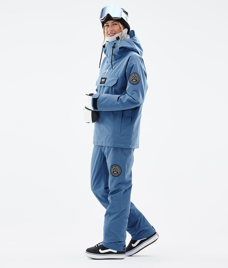 Chaqueta Snowboard Dope Blizzard W Mujer Azules Gris | 321-YMFTSV