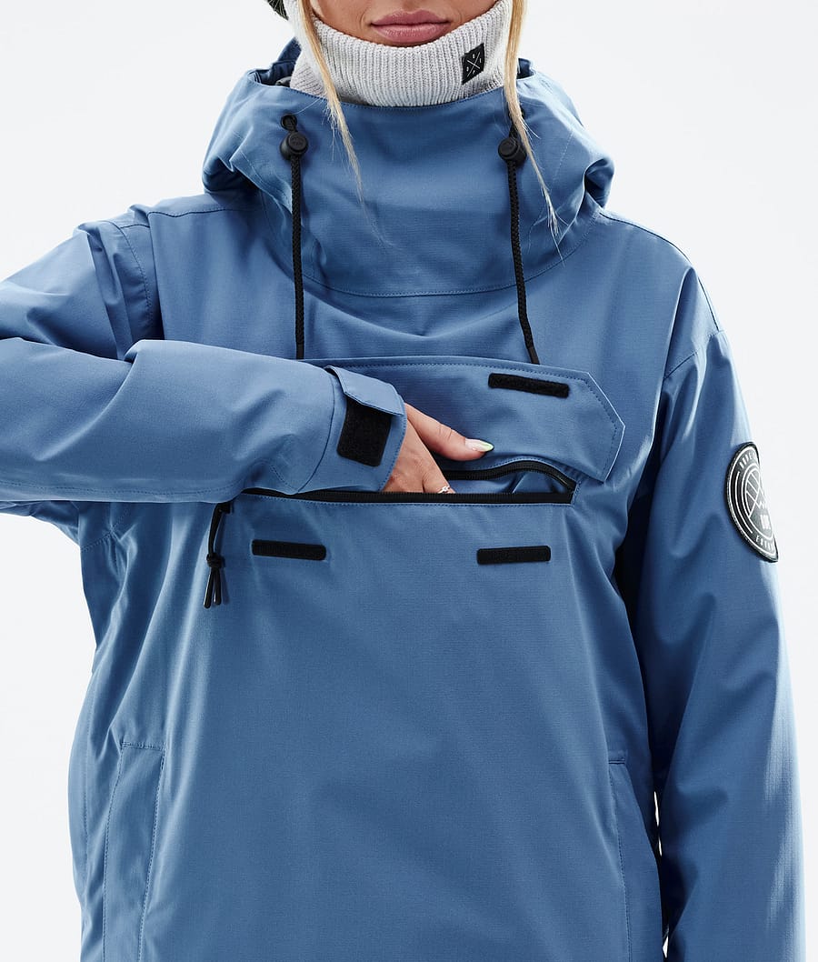 Chaqueta Snowboard Dope Blizzard W Mujer Azules Gris | 321-YMFTSV