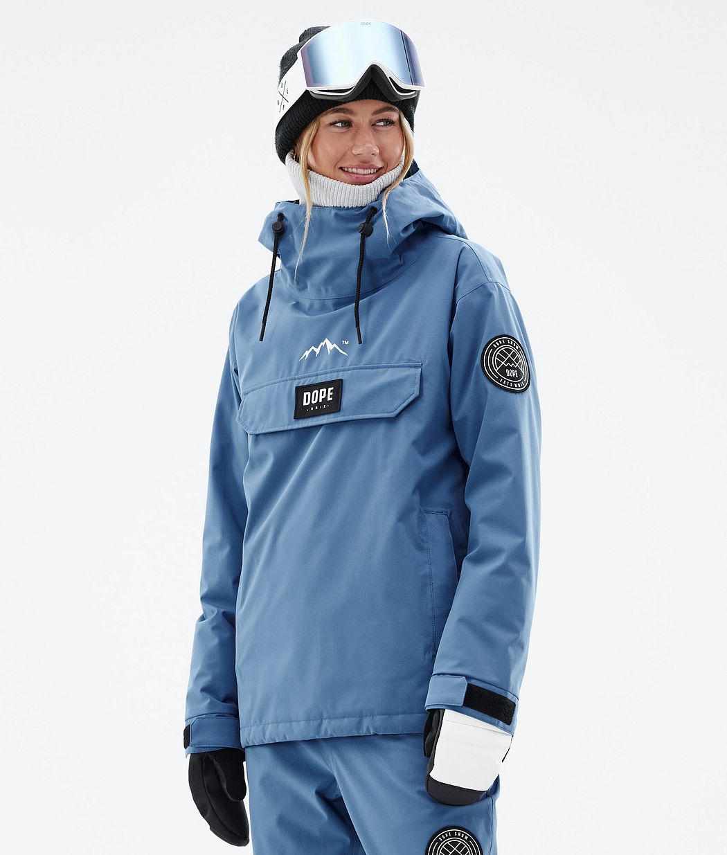 Chaqueta Snowboard Dope Blizzard W Mujer Azules Gris | 321-YMFTSV