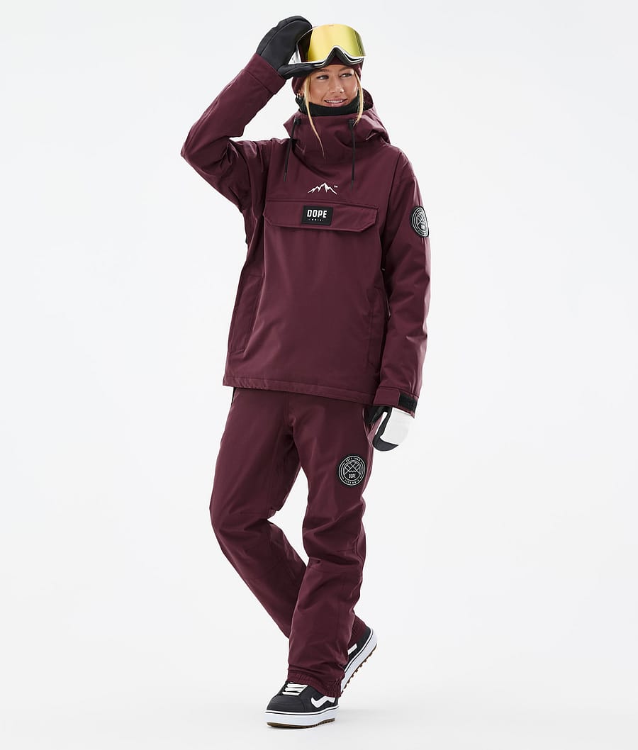 Chaqueta Snowboard Dope Blizzard W Mujer Burdeos | 426-NECRWL