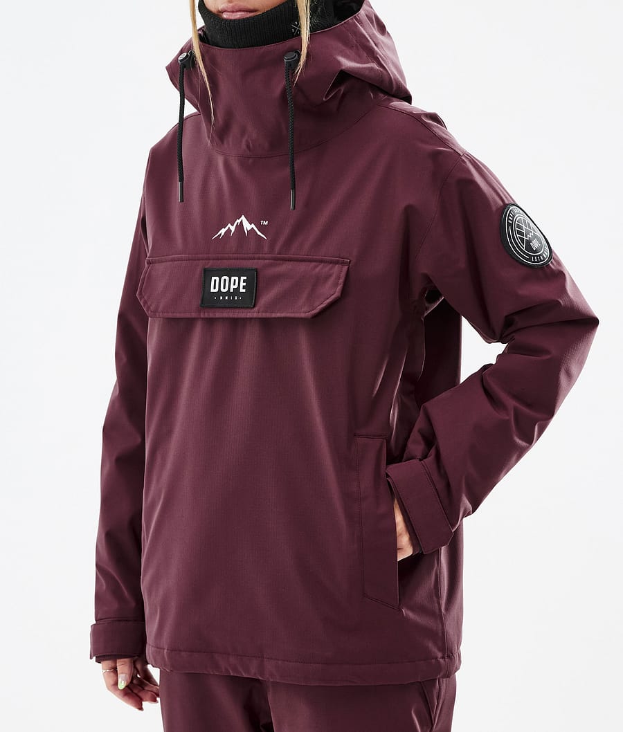 Chaqueta Snowboard Dope Blizzard W Mujer Burdeos | 426-NECRWL