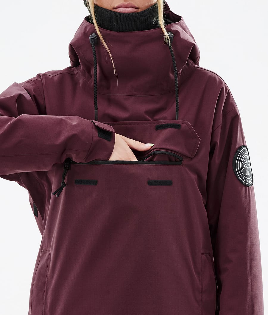Chaqueta Snowboard Dope Blizzard W Mujer Burdeos | 426-NECRWL