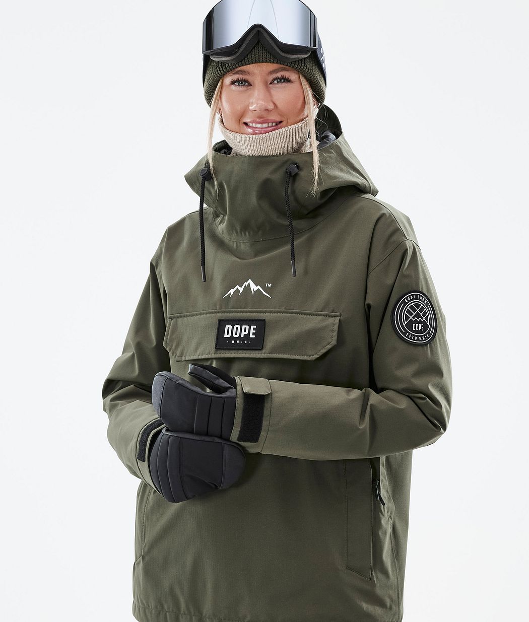 Chaqueta Snowboard Dope Blizzard W Mujer Verde Oliva Verde | 783-NRGAFJ