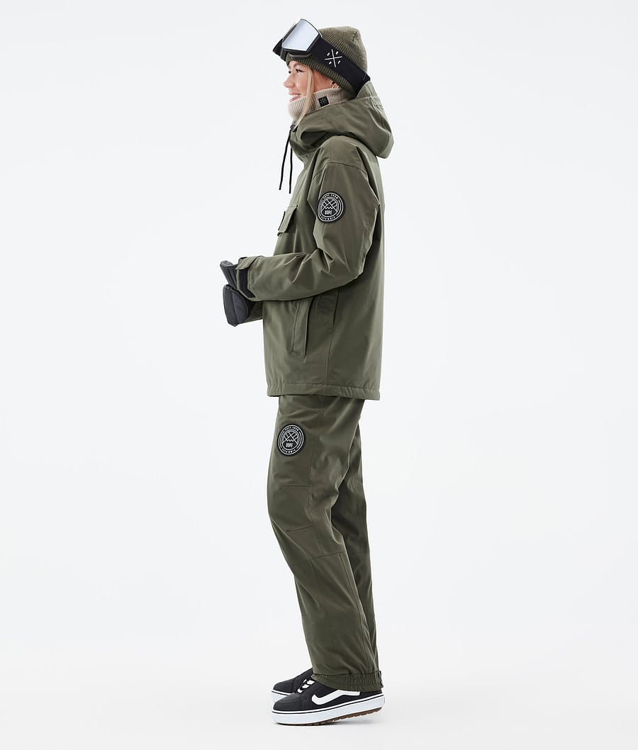 Chaqueta Snowboard Dope Blizzard W Mujer Verde Oliva Verde | 783-NRGAFJ