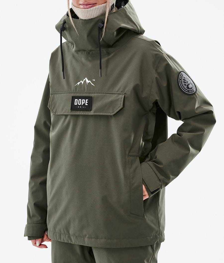 Chaqueta Snowboard Dope Blizzard W Mujer Verde Oliva Verde | 783-NRGAFJ