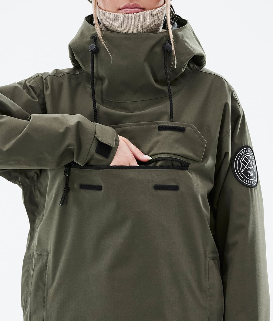 Chaqueta Snowboard Dope Blizzard W Mujer Verde Oliva Verde | 783-NRGAFJ