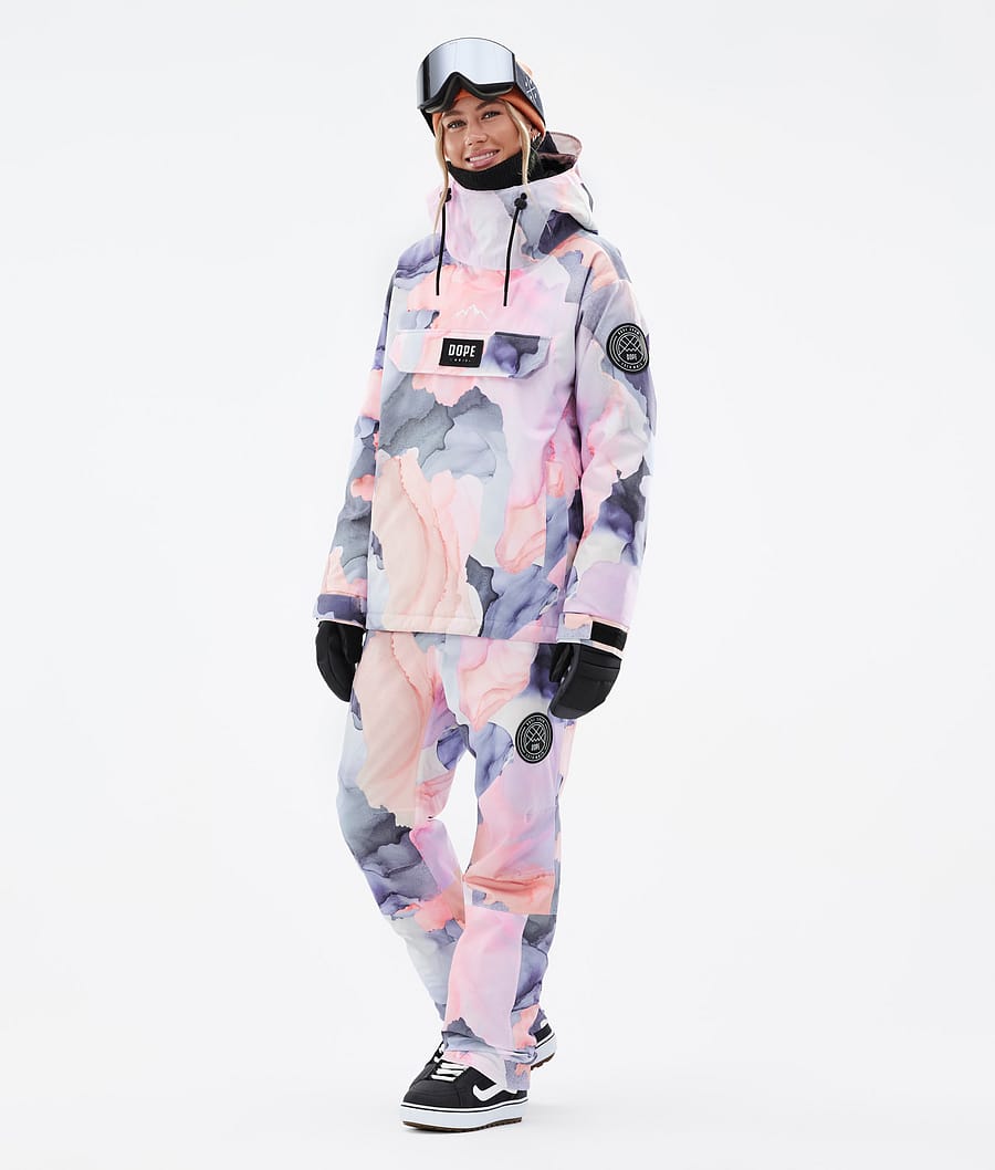 Chaqueta Snowboard Dope Blizzard W Mujer Multicolor Rosas | 934-QIBLGR