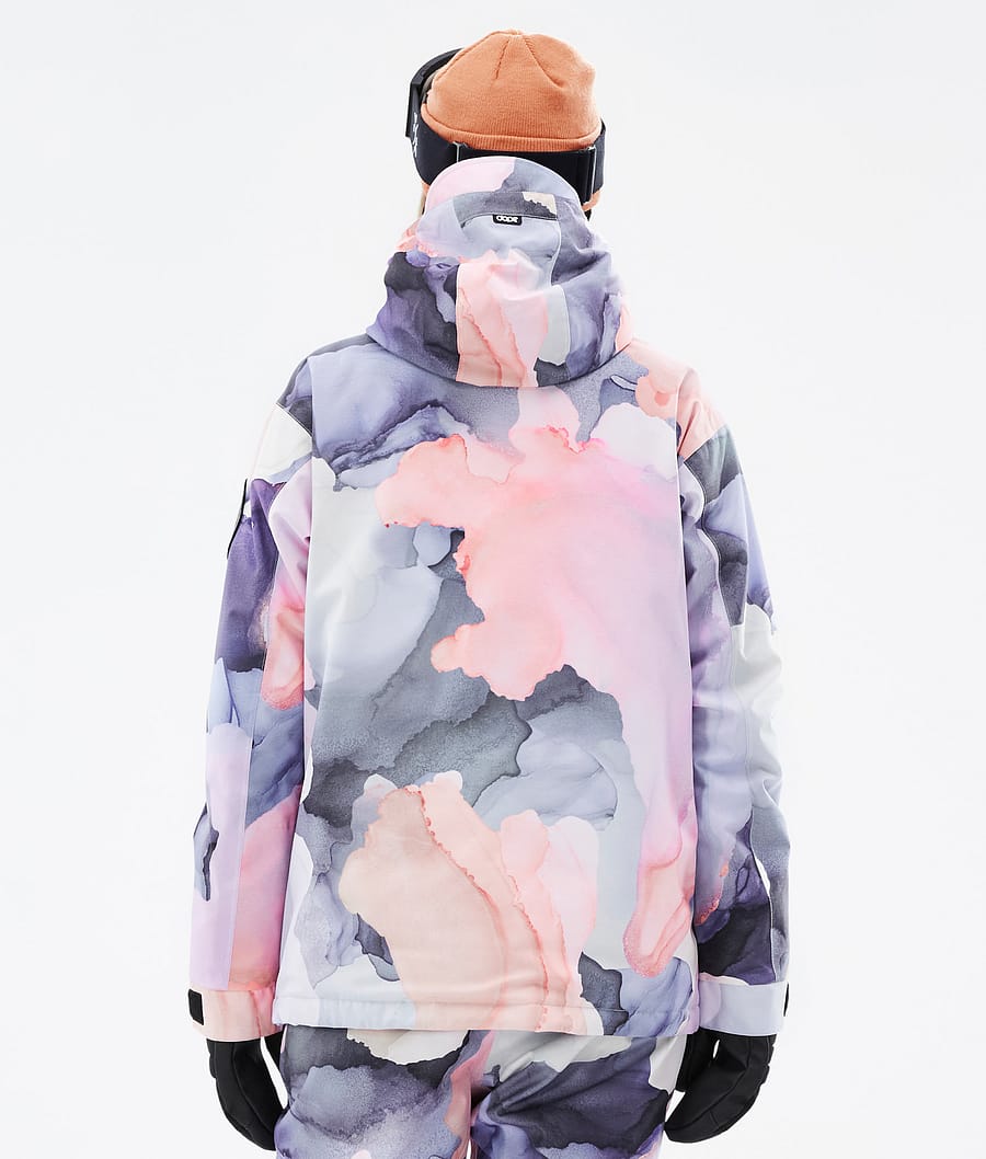 Chaqueta Snowboard Dope Blizzard W Mujer Multicolor Rosas | 934-QIBLGR