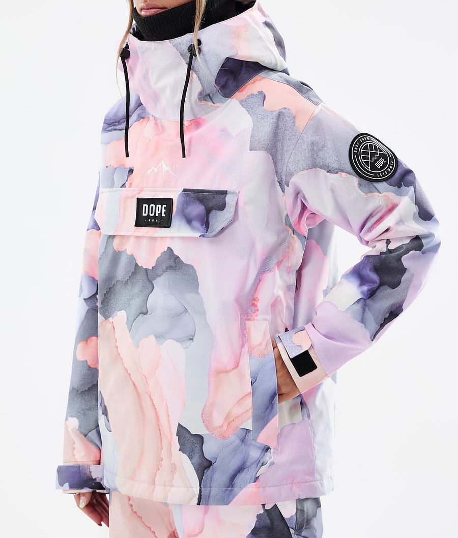 Chaqueta Snowboard Dope Blizzard W Mujer Multicolor Rosas | 934-QIBLGR