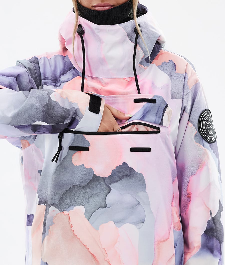 Chaqueta Snowboard Dope Blizzard W Mujer Multicolor Rosas | 934-QIBLGR