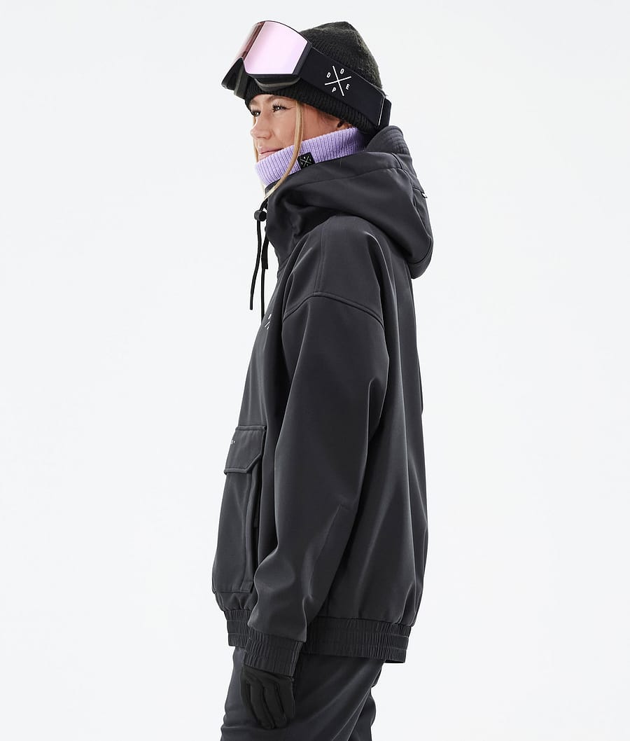 Chaqueta Snowboard Dope Cyclone W Mujer Negras | 184-JSXFUW
