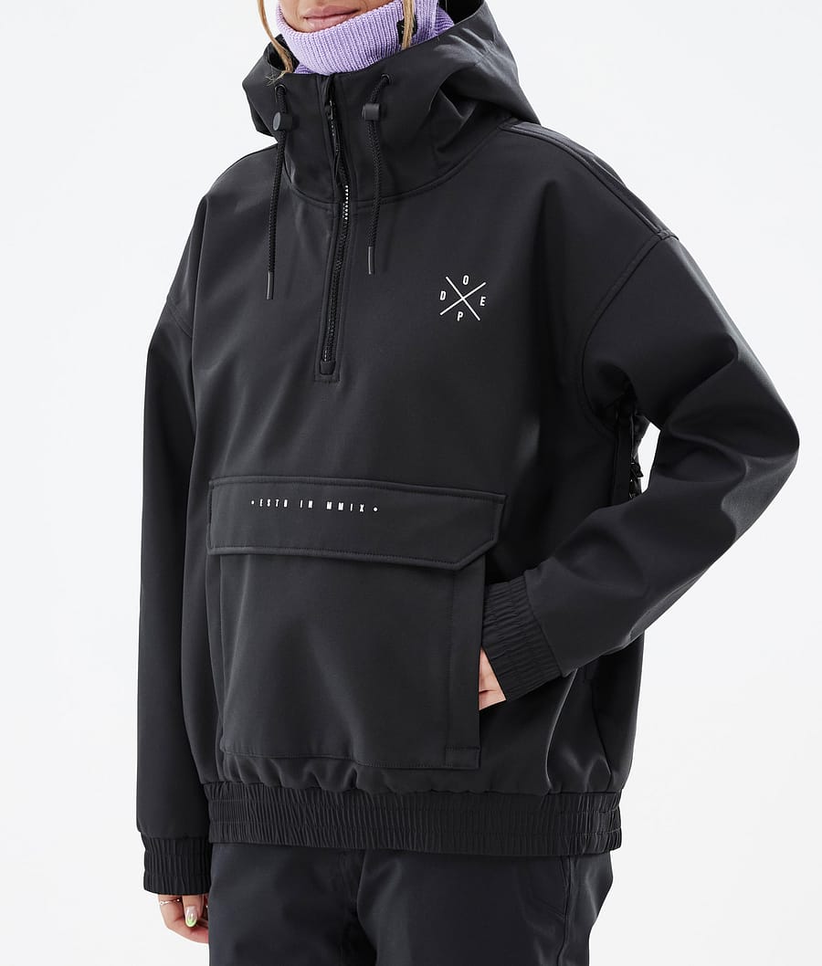 Chaqueta Snowboard Dope Cyclone W Mujer Negras | 184-JSXFUW