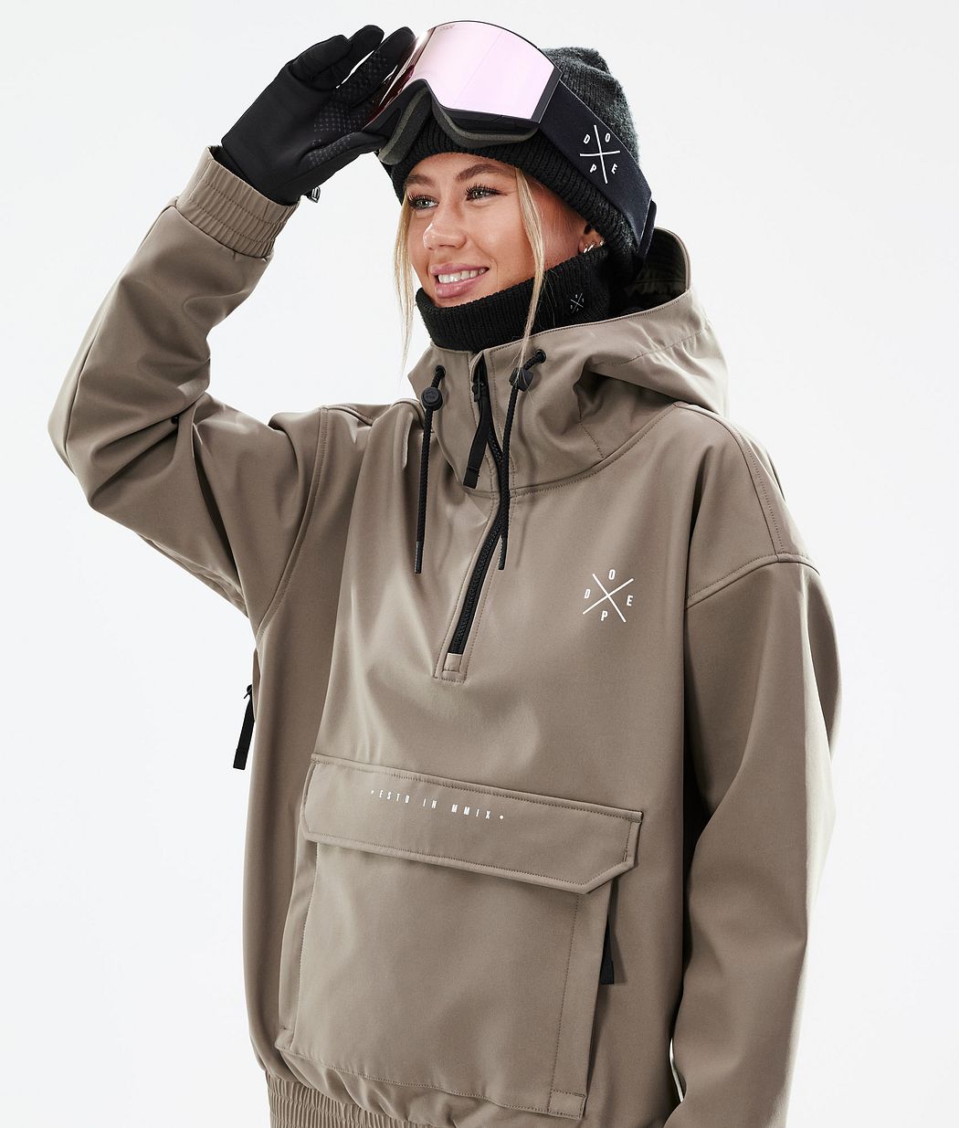 Chaqueta Snowboard Dope Cyclone W Mujer Marrones Oscuro | 843-HRNWBV