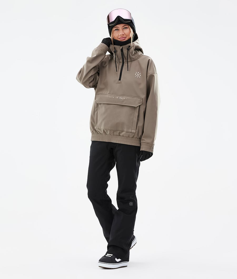 Chaqueta Snowboard Dope Cyclone W Mujer Marrones Oscuro | 843-HRNWBV