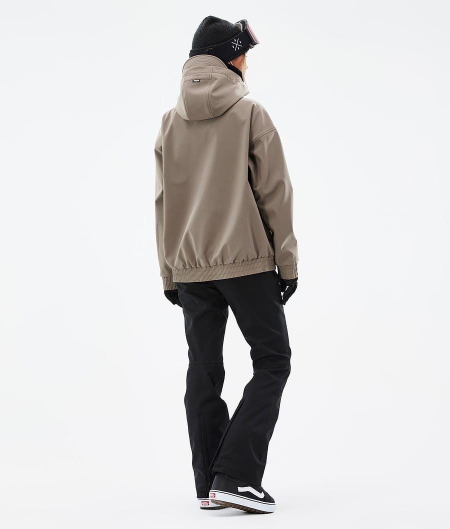 Chaqueta Snowboard Dope Cyclone W Mujer Marrones Oscuro | 843-HRNWBV