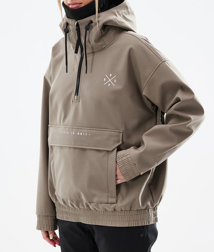 Chaqueta Snowboard Dope Cyclone W Mujer Marrones Oscuro | 843-HRNWBV