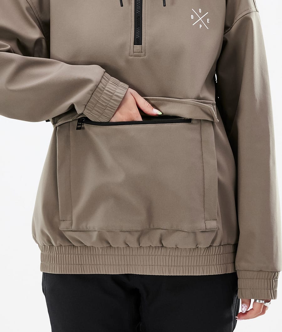 Chaqueta Snowboard Dope Cyclone W Mujer Marrones Oscuro | 843-HRNWBV