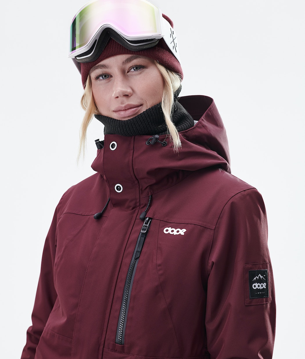 Chaqueta Snowboard Dope Divine W Mujer Burdeos | 821-SNIYZF