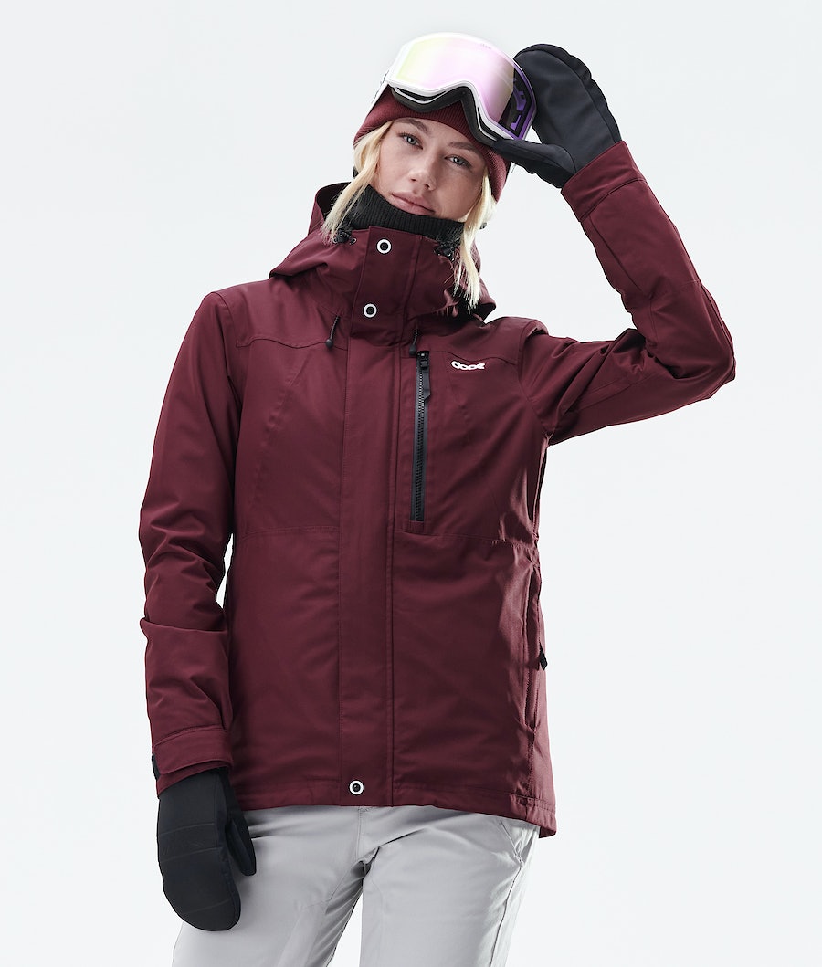 Chaqueta Snowboard Dope Divine W Mujer Burdeos | 821-SNIYZF