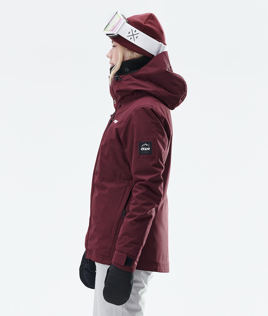 Chaqueta Snowboard Dope Divine W Mujer Burdeos | 821-SNIYZF