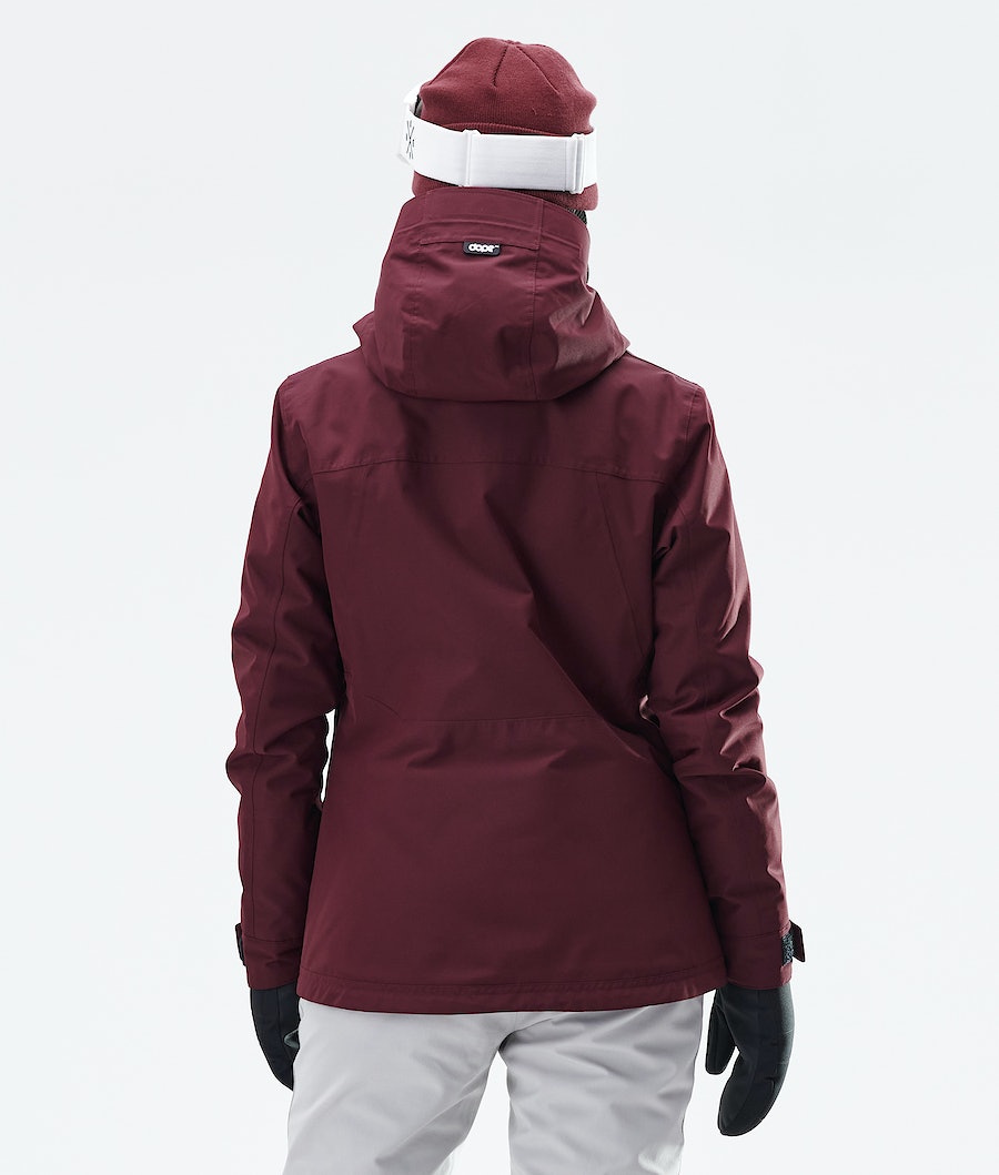 Chaqueta Snowboard Dope Divine W Mujer Burdeos | 821-SNIYZF