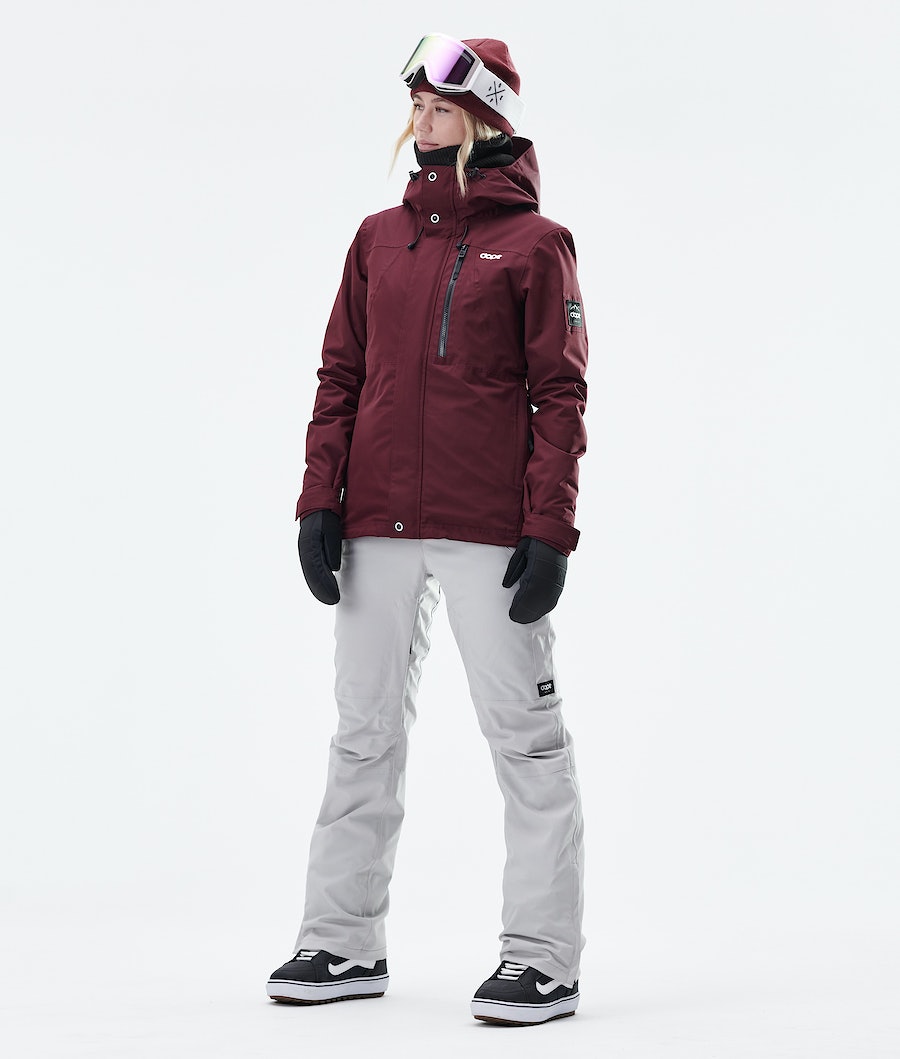 Chaqueta Snowboard Dope Divine W Mujer Burdeos | 821-SNIYZF