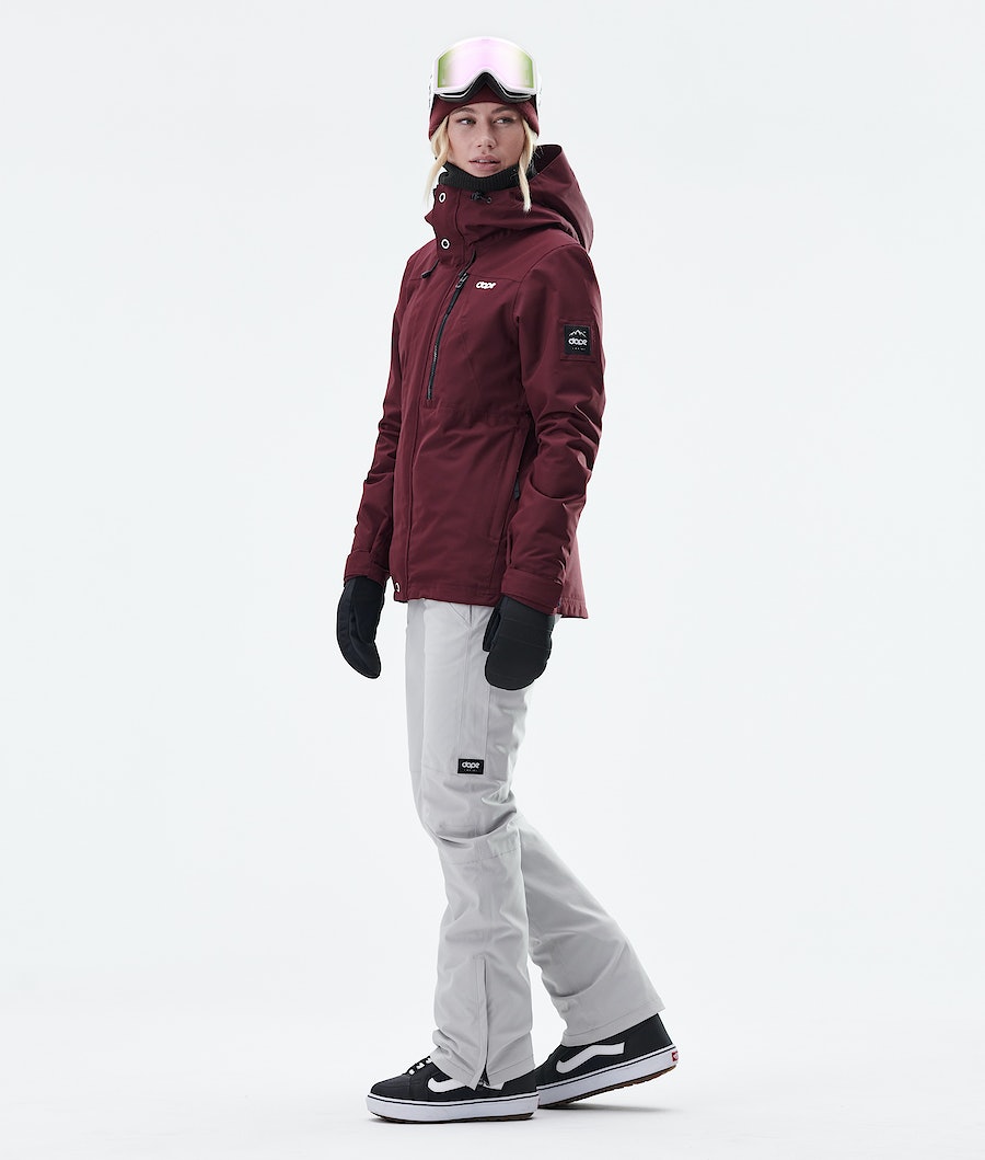 Chaqueta Snowboard Dope Divine W Mujer Burdeos | 821-SNIYZF
