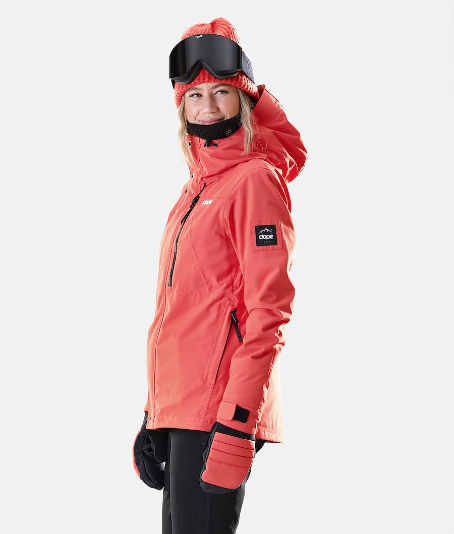 Chaqueta Snowboard Dope Divine W Mujer Coral | 089-CMDJBG