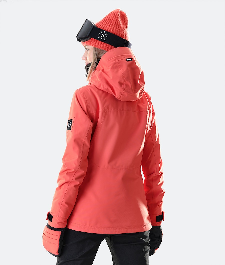 Chaqueta Snowboard Dope Divine W Mujer Coral | 089-CMDJBG