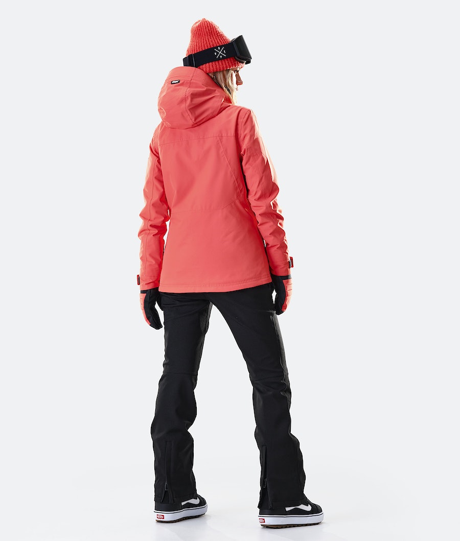 Chaqueta Snowboard Dope Divine W Mujer Coral | 089-CMDJBG