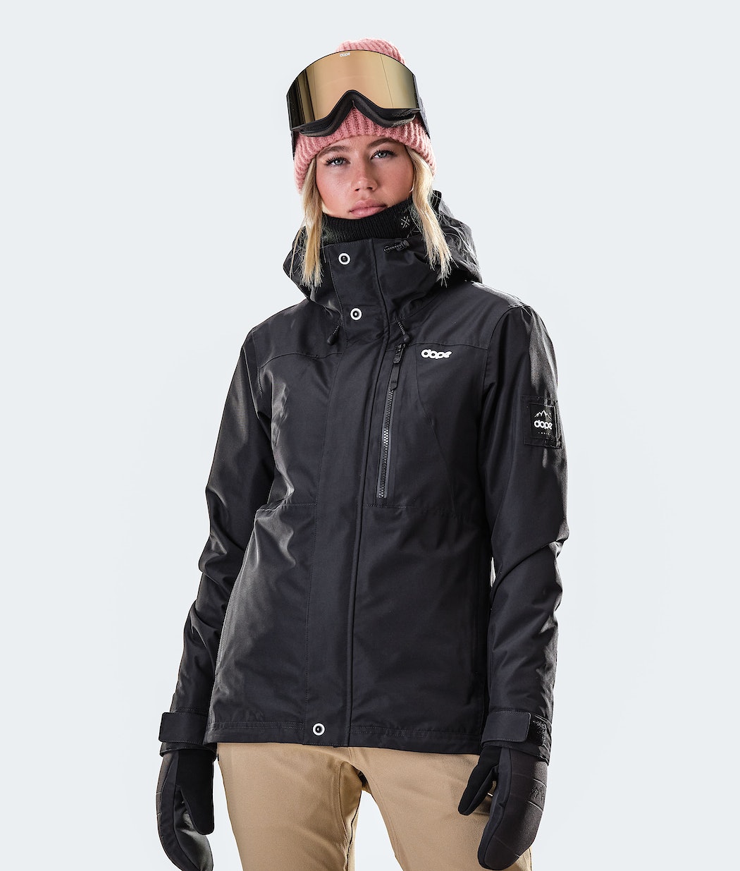 Chaqueta Snowboard Dope Divine W Mujer Negras | 785-FENPDY