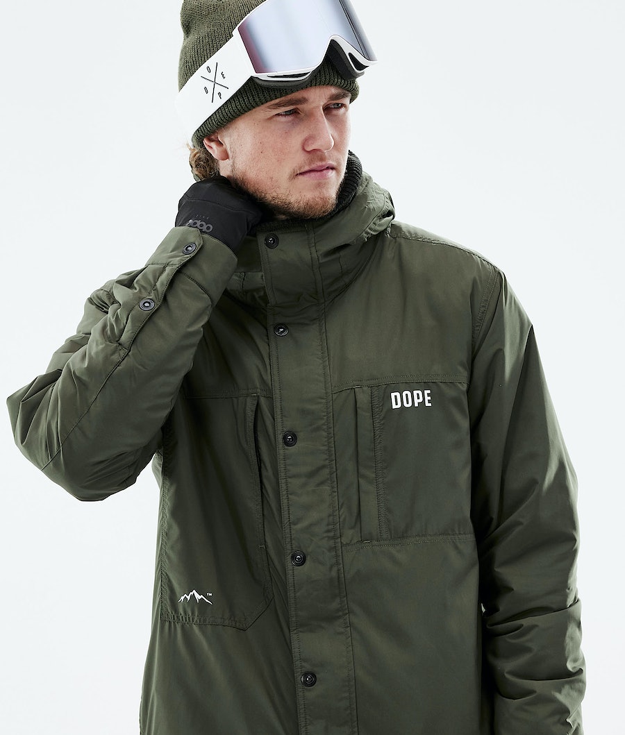 Chaqueta Snowboard Dope Insulated Hombre Verde Oliva Verde | 415-KQIBJX