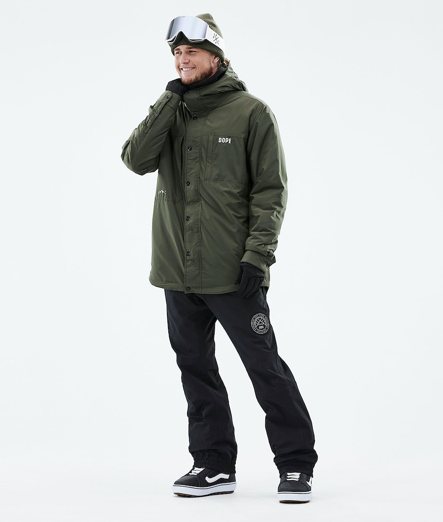 Chaqueta Snowboard Dope Insulated Hombre Verde Oliva Verde | 415-KQIBJX