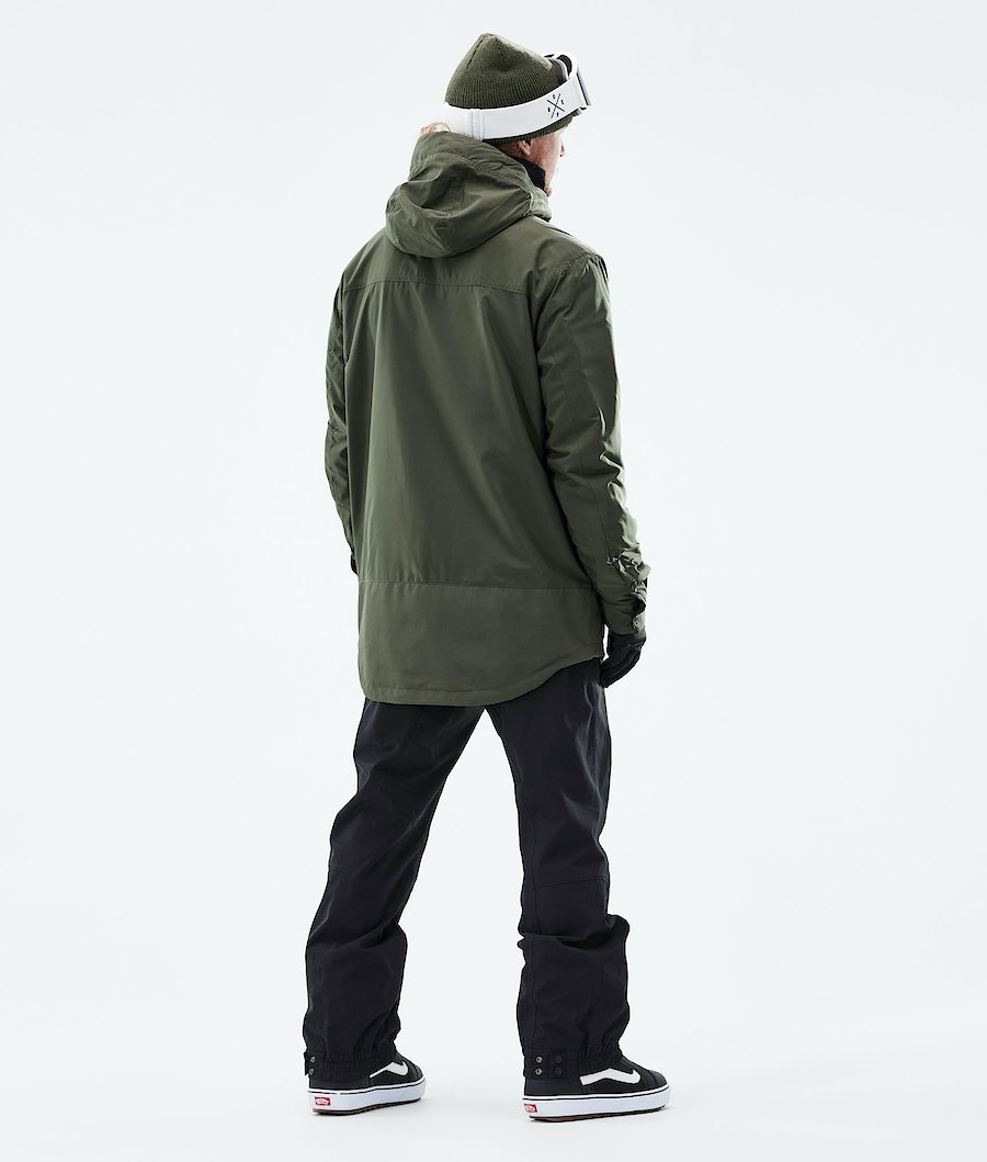 Chaqueta Snowboard Dope Insulated Hombre Verde Oliva Verde | 415-KQIBJX