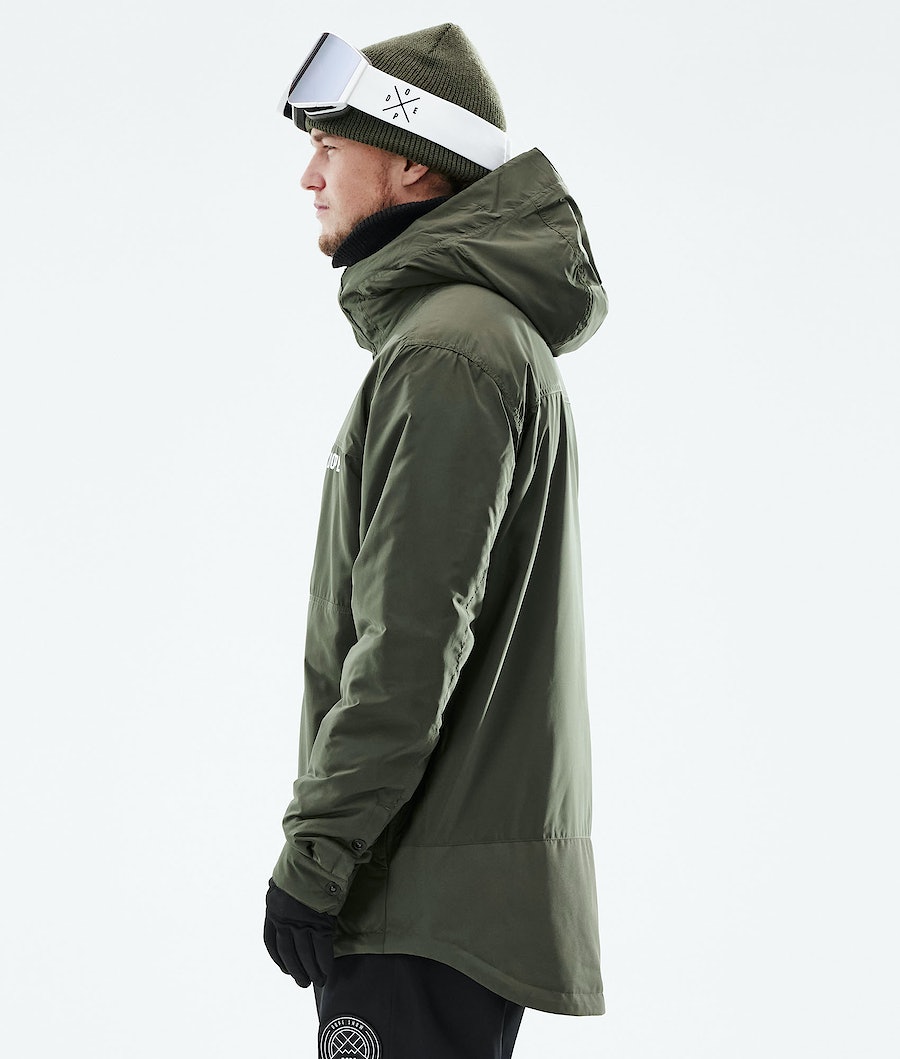 Chaqueta Snowboard Dope Insulated Hombre Verde Oliva Verde | 415-KQIBJX