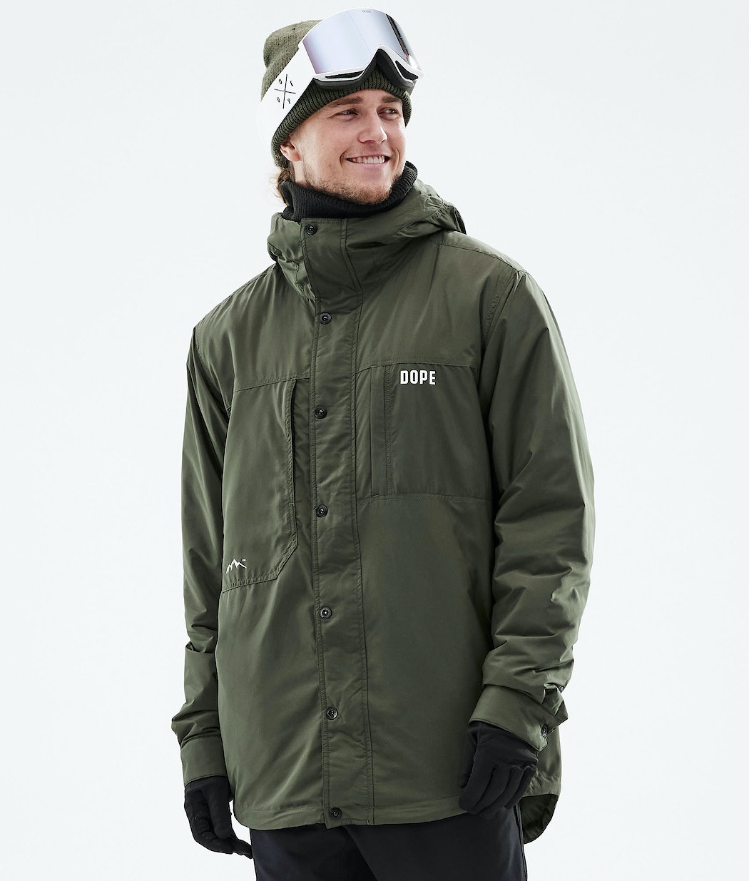 Chaqueta Snowboard Dope Insulated Hombre Verde Oliva Verde | 415-KQIBJX