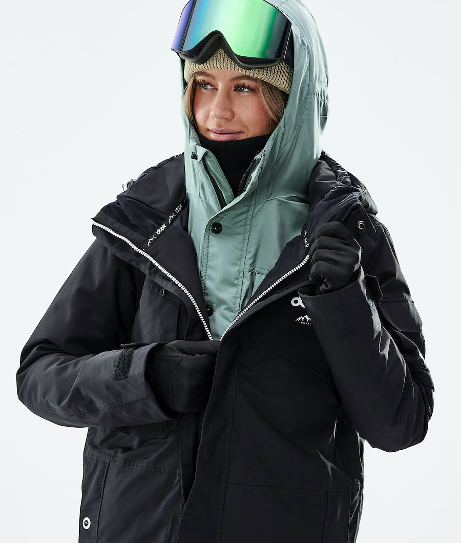 Chaqueta Snowboard Dope Insulated W Mujer Verde | 142-BSXNPO