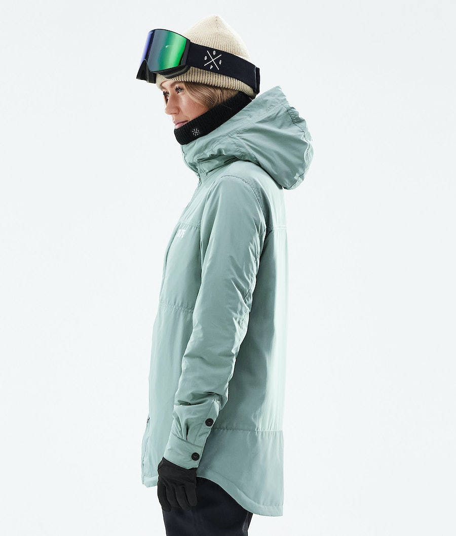 Chaqueta Snowboard Dope Insulated W Mujer Verde | 142-BSXNPO